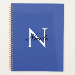 Initial Mit Monogramm handgeschriebener Eigenname  Planer