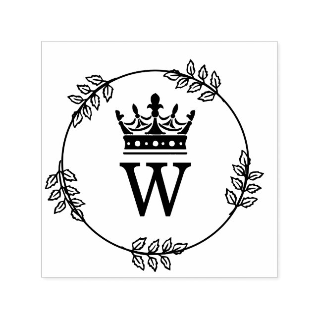 Initial Monogramm des Single der Kronenkralle aus  Permastempel (Design)