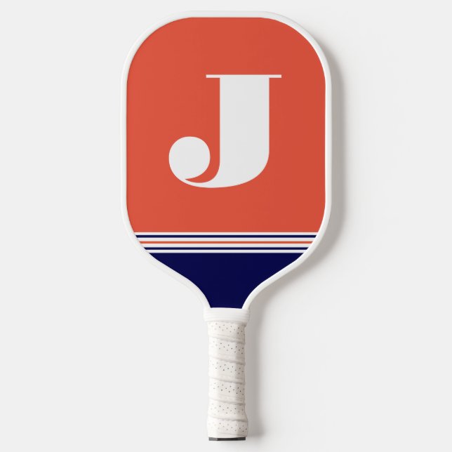 Initial Orange Pickleball Paddle (Vorderseite)