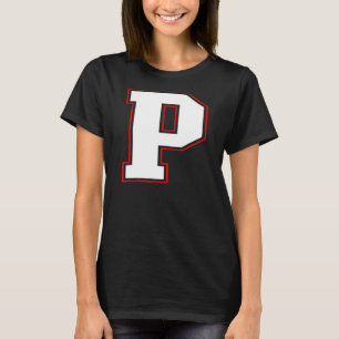 Initial P Monogramm P Letter P Hauptstadt Alphabet T-Shirt