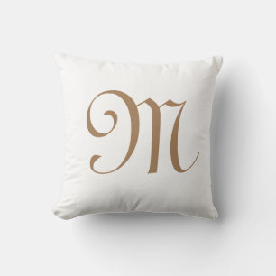 Initial Personalisierte Monogramm Kissen
