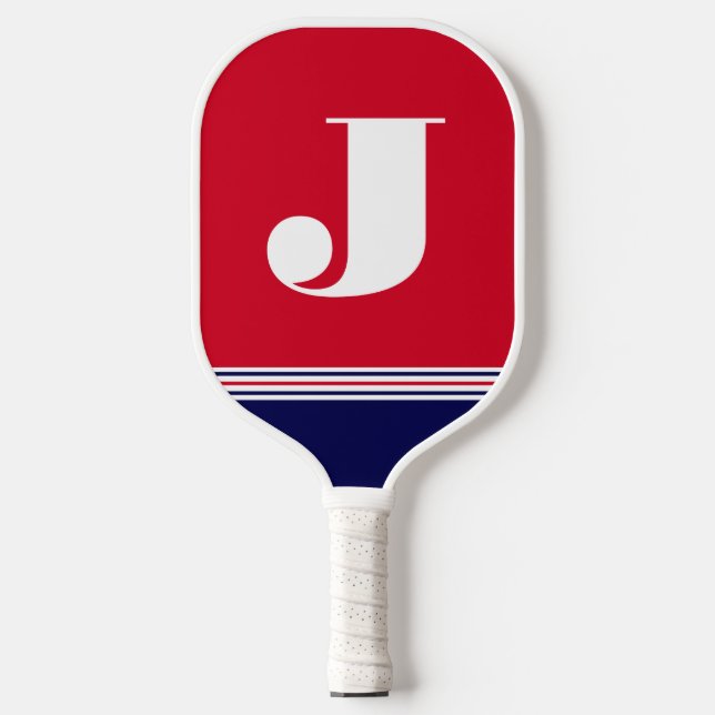 Initial Red Pickleball Paddle (Vorderseite)