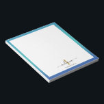 Initial-Skript für Elegant Monogram Custom Notizblock<br><div class="desc">Unsere eleganten Notizblöcke sind ideal für den behalt von Ideen und für die praktische Umsetzung. Personalisieren Sie mit Ihrem Initial,  Namen und Nachnamen,  um ein einzigartiges Schreibgerät für den täglichen Gebrauch zu schaffen. Ein Geschenk für jedes Jahr und besondere Anlass.</div>