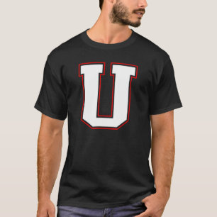 Initial U Monogram U Letter U Hauptstadt Alphabet T-Shirt