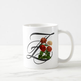 Initial Z, Zinnia Coffee Tasse