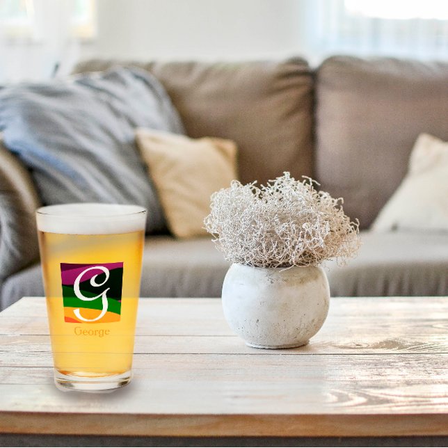 Initialbrief für moderne Monogramme Glas (Von Creator hochgeladen)