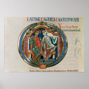 Initialbrief 'O' Osculatur me - Lass mir kiss Poster