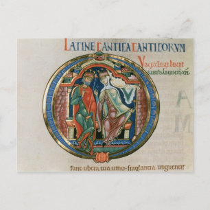 Initialbrief 'O' Osculatur me - Lass mir kiss Postkarte