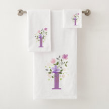 Initialbuchstabe I Plus Set für das Blumendesign B