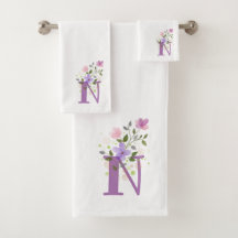 Initialbuchstabe N Plus Set für das Blumendesign B