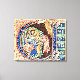 Initialbuchstabe 'V' Visio Abdie Leinwanddruck