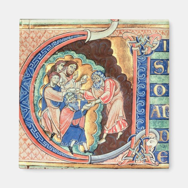 Initialbuchstabe 'V' Visio Abdie Magnet (Vorne)