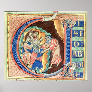 Initialbuchstabe 'V' Visio Abdie Poster