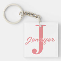 Initialbuchstaben pink und Name benutzerdefiniert