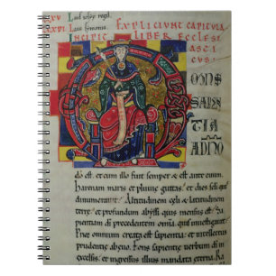 Initiale "O" Frau 2 fol.8 Historiated eine Feige Notizblock