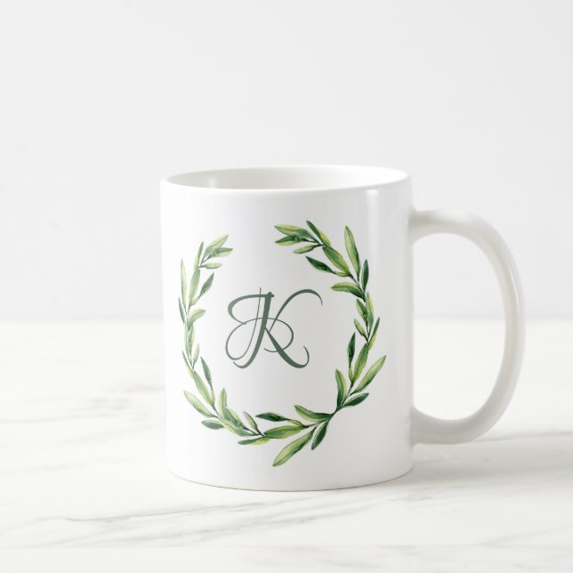 Initiale Tasse der Personalisierten Monogrammflora (Rechts)