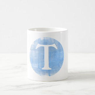 Initiale Tasse des benutzerdefinierten Aquarellfar