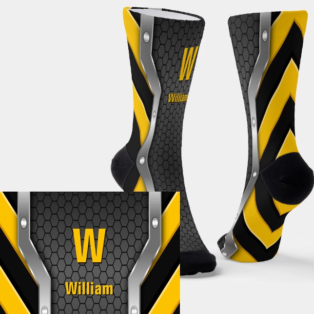 Initialen ändern, Name hinzufügen (löschen), Gelbe Socken (Von Creator hochgeladen)