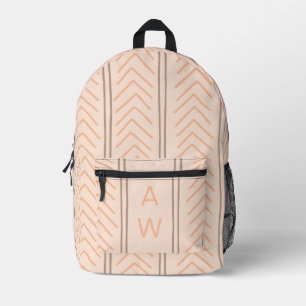 Initialen der geometrischen Pfeil-Arrow-Achse für  Bedruckter Rucksack