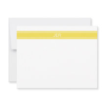 Initialen für die Personalisierte, trendy-gelbe Mo