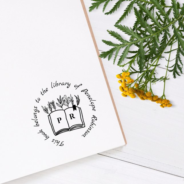 Initialen für einfachen Skript-Individuelle Name i Gummistempel (Von Creator hochgeladen)