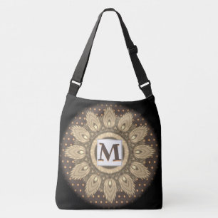 Initialen große Körper Tote Tasche psychedelisch