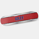 Initialen hinzufügen, Rot mit Silver Gray Steel Lo Skateboard<br><div class="desc">Fügen Sie einen beliebigen Namen oder Initialen,  die Sie auf diesem tollen Design gewollt - In meinem Shop finden Sie viele personalisierte Skateboarddesigns und Skateboard T - Shirt,  Hoodies,  Backpacks,  Blankets und mehr.</div>