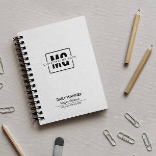 Initialen Minimalistischer benutzerdefinierter Mon Planer
