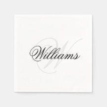 Initialer Name des benutzerdefinierten Schwarz-Wei