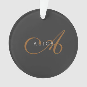 Initialer Name des Niedlichen Schlichten Monogramm Ornament