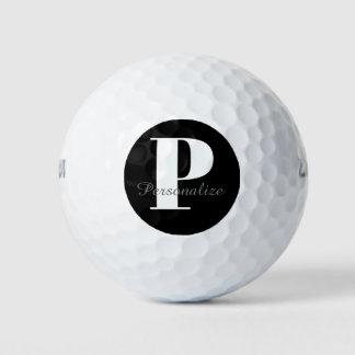 Initialer Name des Personalisierten Monogramms Golfball