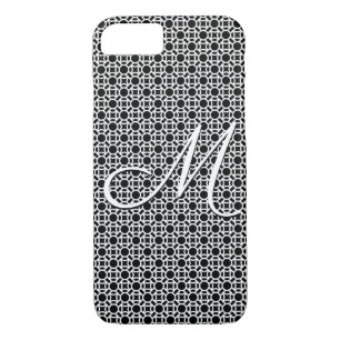 Initialmonogramm Schwarz/Weiß Case-Mate iPhone Hülle