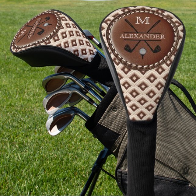 Initialname der Vintagen Monogramm Golf Headcover (Von Creator hochgeladen)