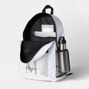 Initialname des Monogramms personalisieren Bedruckter Rucksack