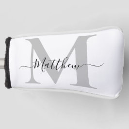 Initialname des Monogramms personalisieren Golf Headcover
