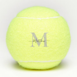 Initialname des Monogramms personalisieren Tennisbälle