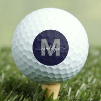Initialname des Navy Blue Monogram