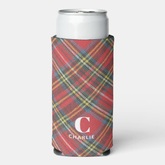 Initialname, Stewart Tartan Kariert Selters Dosenkühler