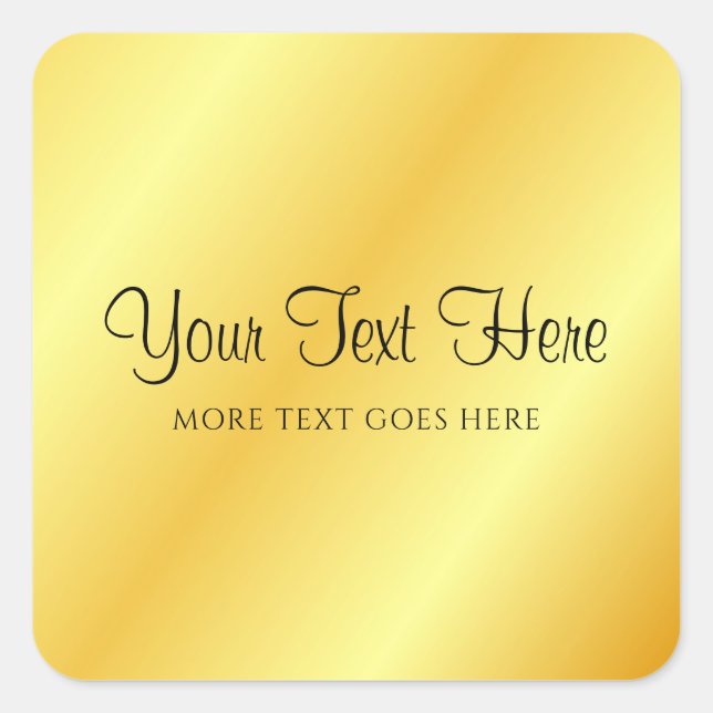 Initialname Typografie für das Textmonogramm hinzu Quadratischer Aufkleber (Vorderseite)