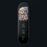 *~* Initials Neon Hair Rainbow Troll AP89 Skateboard<br><div class="desc">(Suchen Sie den Code AP89 für Troll-Objekte und AP88 für mittelalterliche Themen ) Einfache Übertragung auf andere Zazzle-Produkte. Skateboard im Hintergrund. Die hellen und so glücklichen NEON Rainbow Farben sind nur Pop der TROLL-Bilder und LETTERS. Personalisieren / Personalisieren Sie Ihre INITIALE / MONOGRAMM. Whimsical und sehr Adorable Niedliche lustige Long...</div>