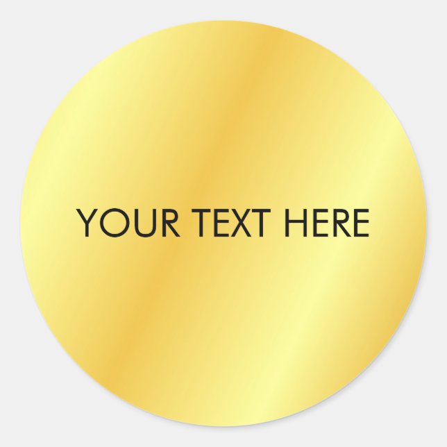 Initialvorlage Monogramm Hinzufügen eines Textname Runder Aufkleber (Vorderseite)