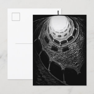 Initiation Well Regaleira Palace, Sintra, Portugal Postkarte