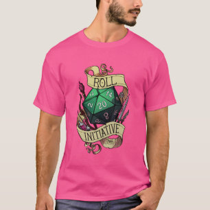Initiative würfeln T-Shirt
