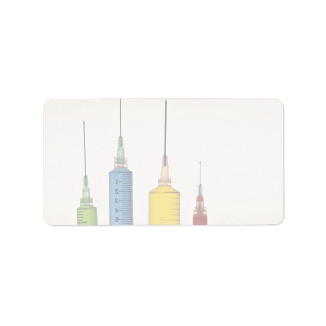 Injektionsnadeln Adressaufkleber (Vorne)