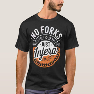 Injera-Brot Äthiopischer Essen Liebhaber Eritrea H T-Shirt