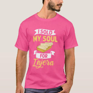 Injera-Brot Äthiopisches Essen Flachbrot Rezept T-Shirt