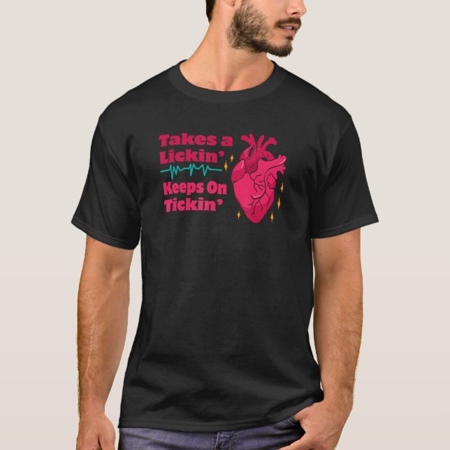 Injury Surgery Patient Survivor Post Heart Bypass  T-Shirt (Vorderseite)