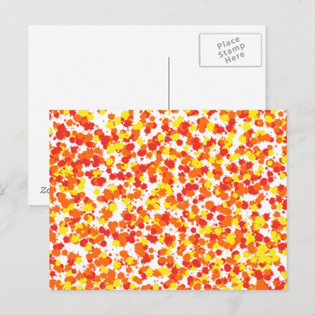 Ink Blotground by Shirley Taylor Postkarte (Vorne/Hinten)