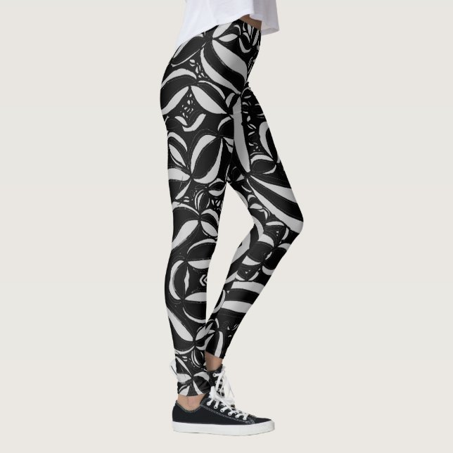 Ink Doodle-Leggings Leggings (Rechts)