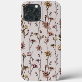 Ink Gezeichnet Daisy iPhone Case